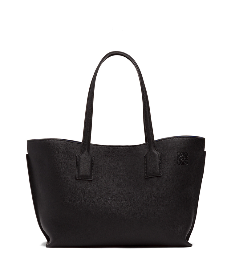 LOEWE T ショッパー バッグ ブラック/エレクトリックブルー