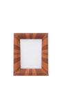 LOEWE Photo frame in grained calfskin Tan Multitone