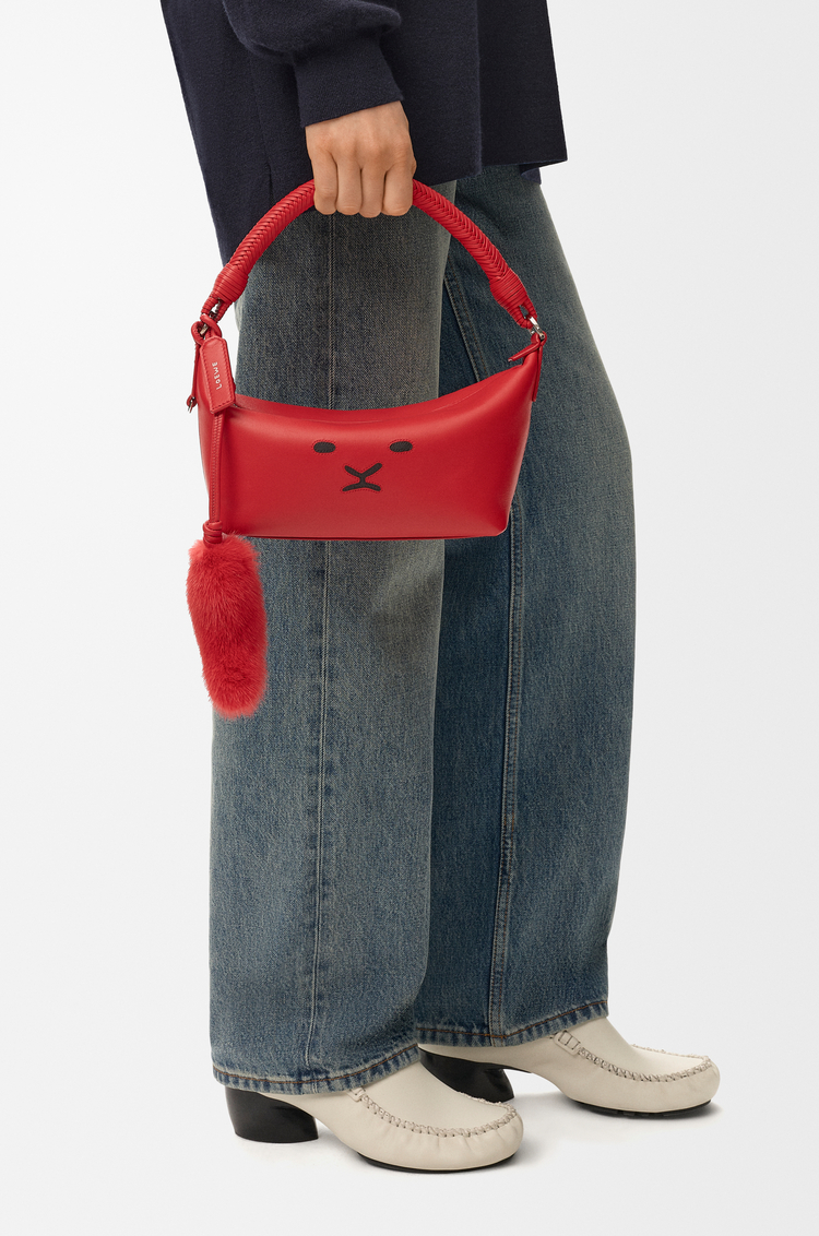 LOEWE カラ ミニバッグ（メローナパラム） レッド