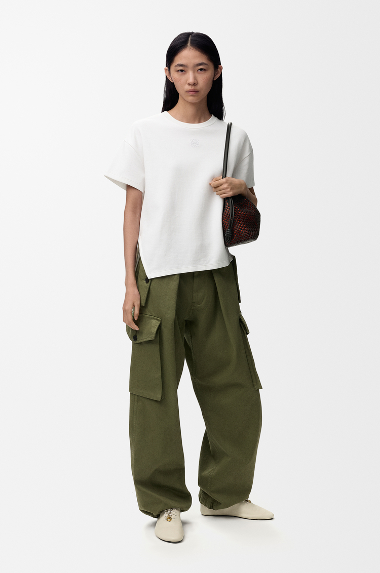 LOEWE アシンメトリー Tシャツ（コットンブレンド） ホワイト