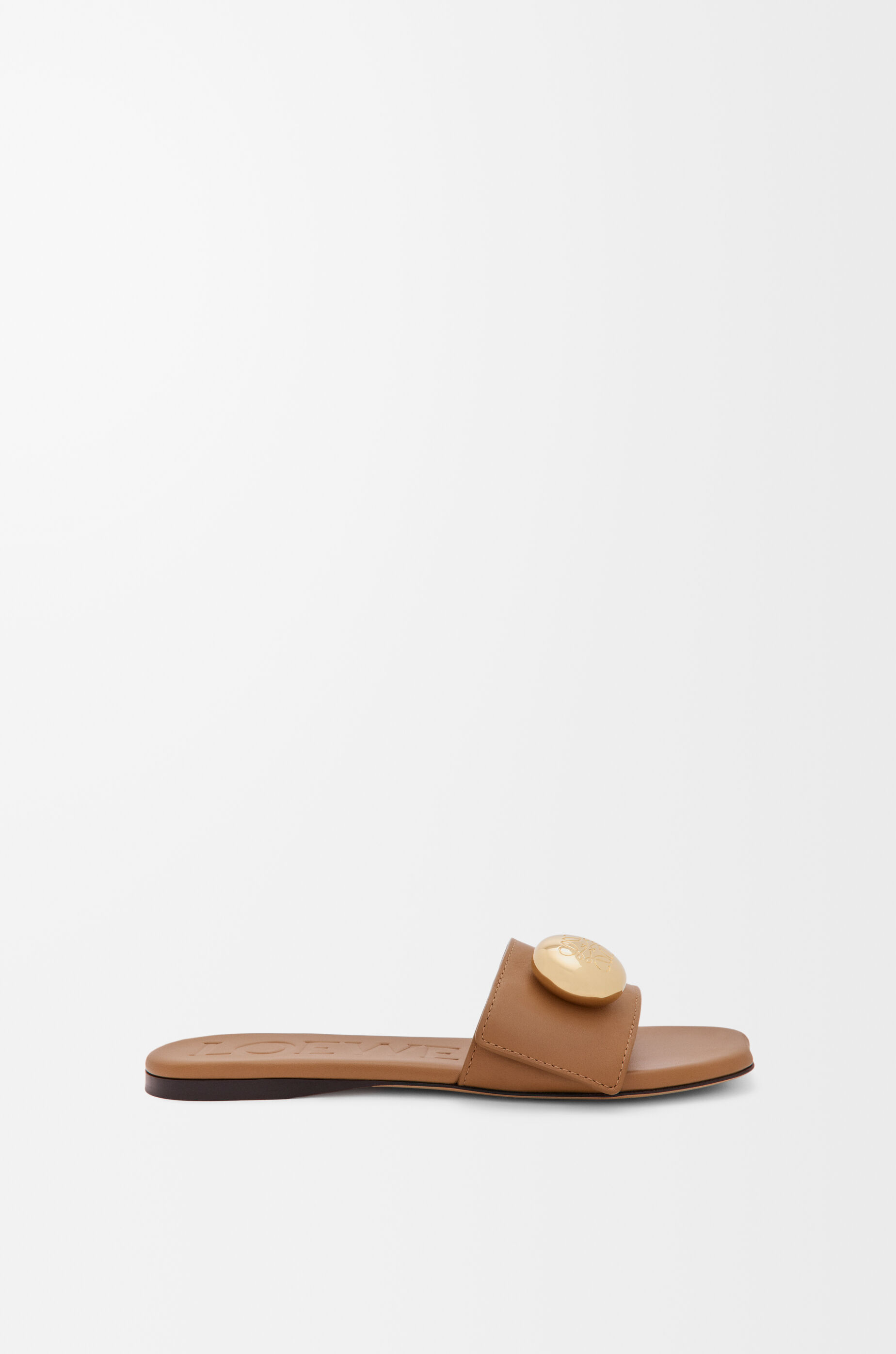 LOEWE ペブル スライド(ソフトカーフ)【安心の国内買付/発送】 ペブル スライド（ソフトカーフ） ブラック - LOEWE