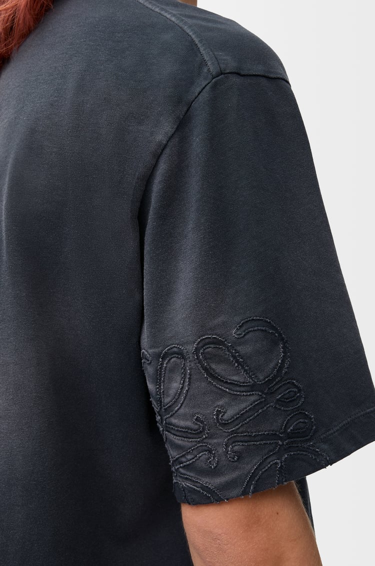 LOEWE Camiseta de corte holgado en algodón Negro