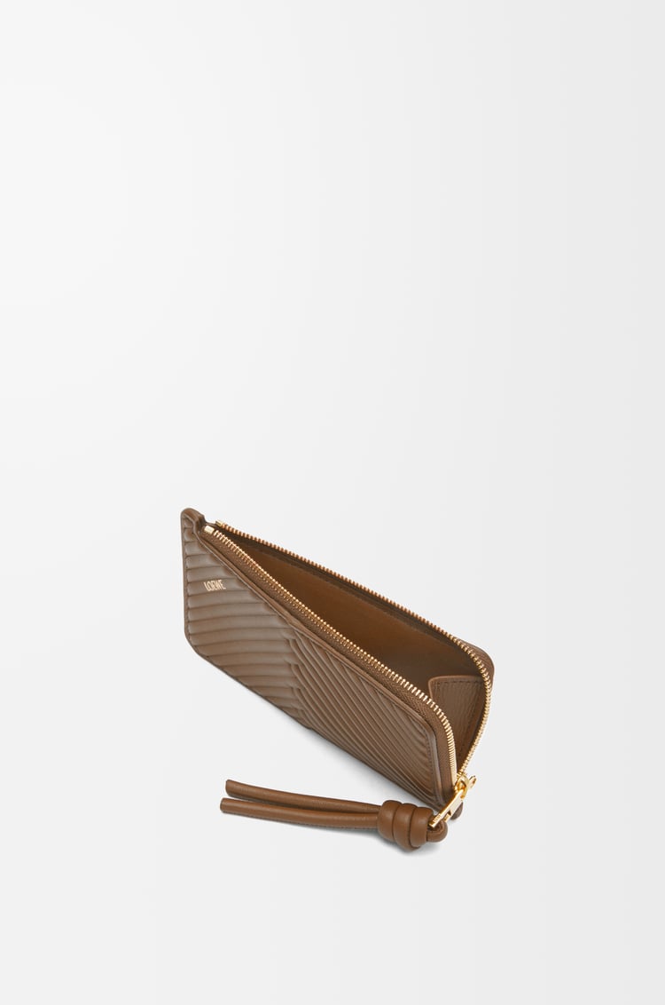 LOEWE ノット コインカードホルダー（シャイニーナパカーフ） ツンドラ