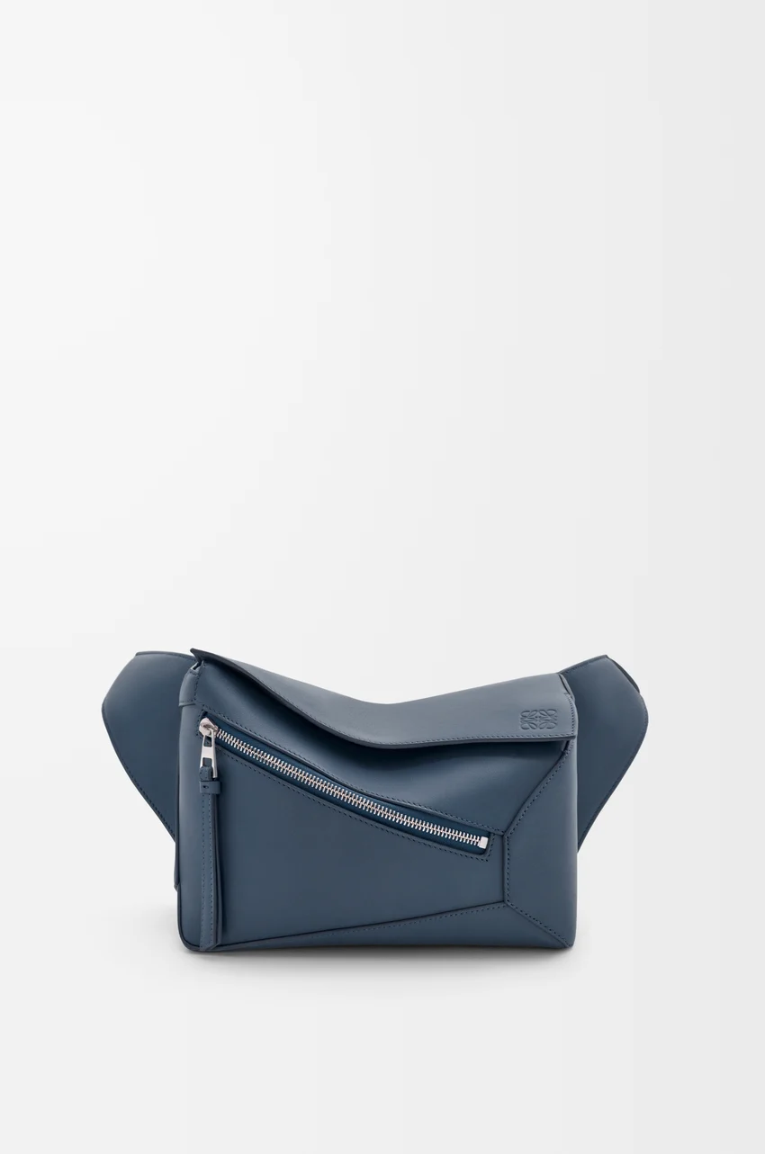 Small Puzzle Edge bumbag in classic calfskin