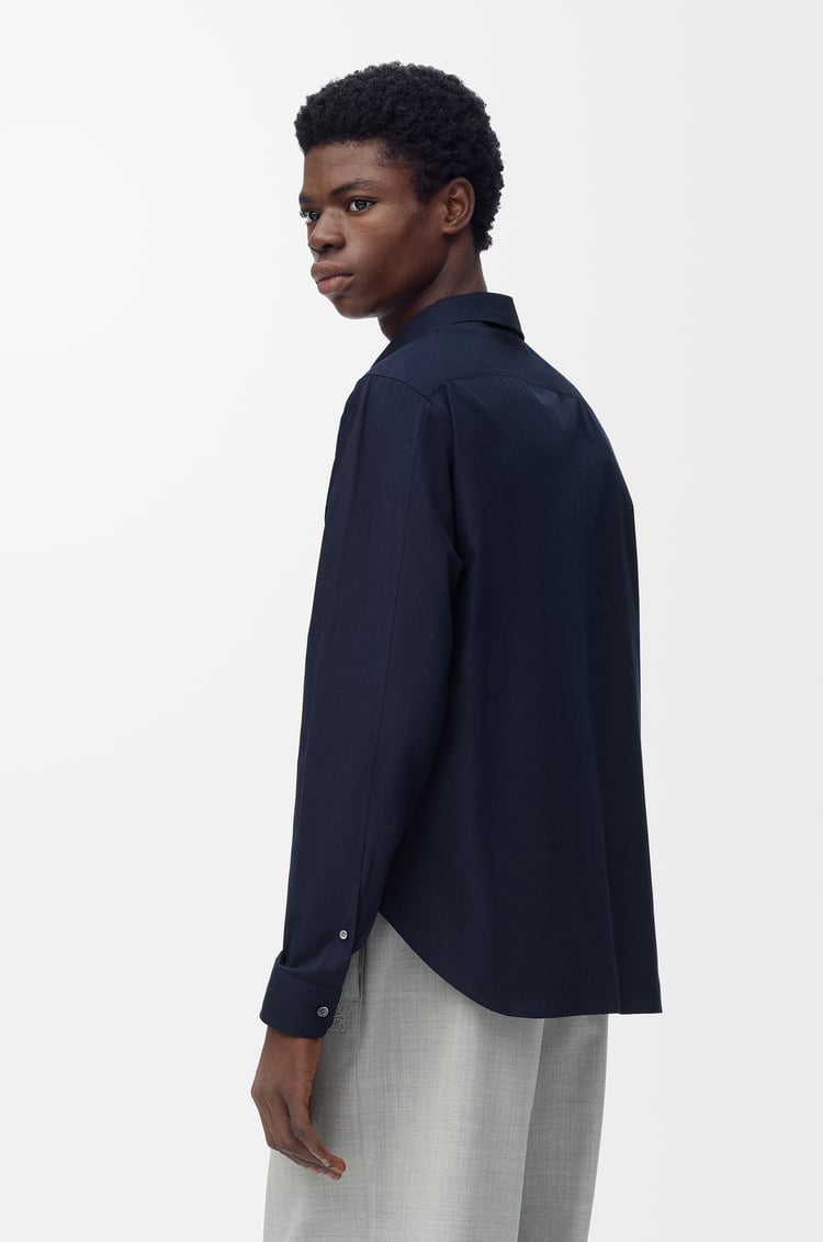 LOEWE Shirt in cotton Dark Navy