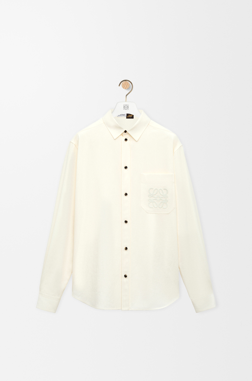 LOEWE Camisa en lyocell Marfil