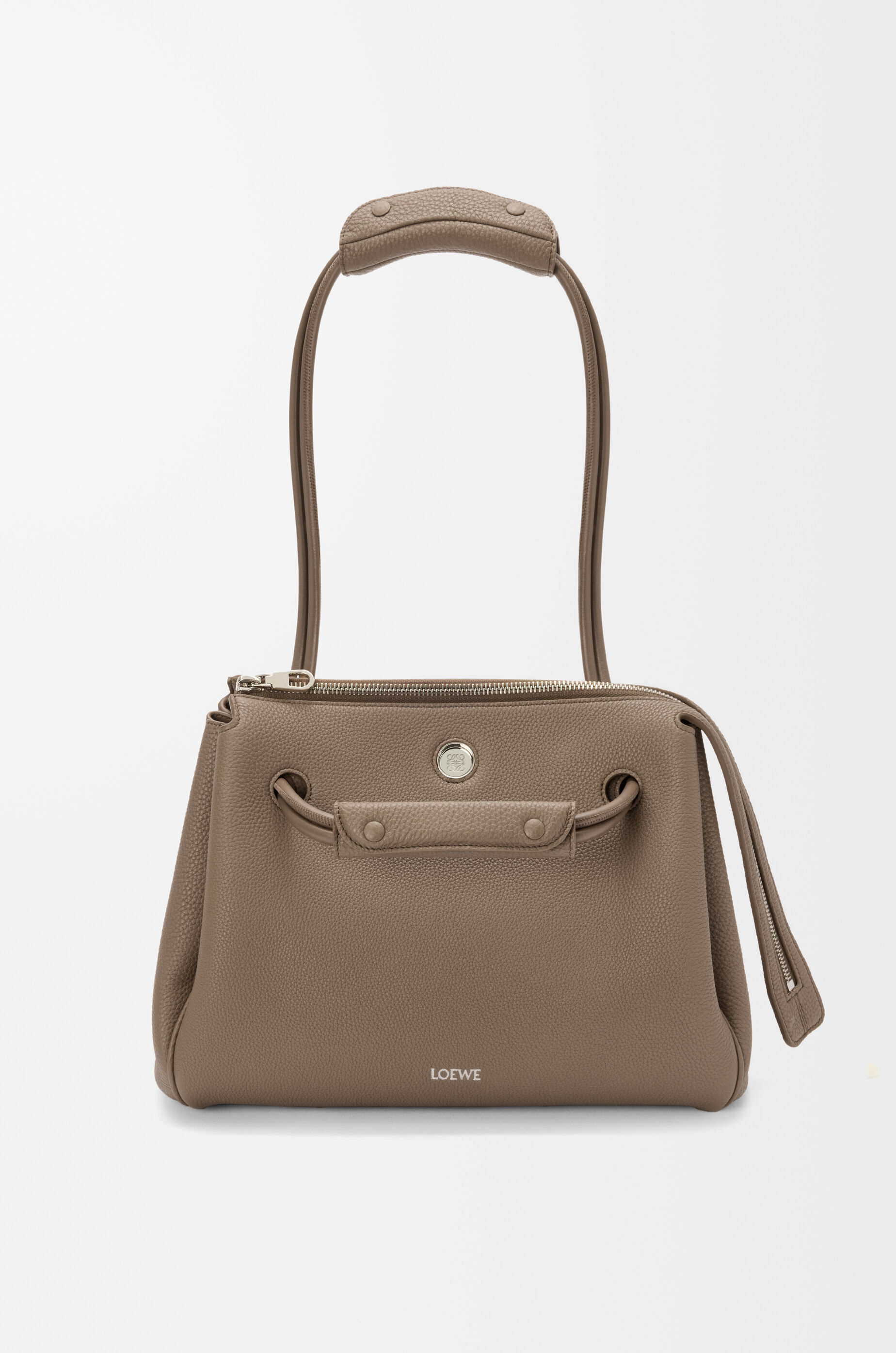 Medium Madrid bag in supple grained calfskin Brown - LOEWE