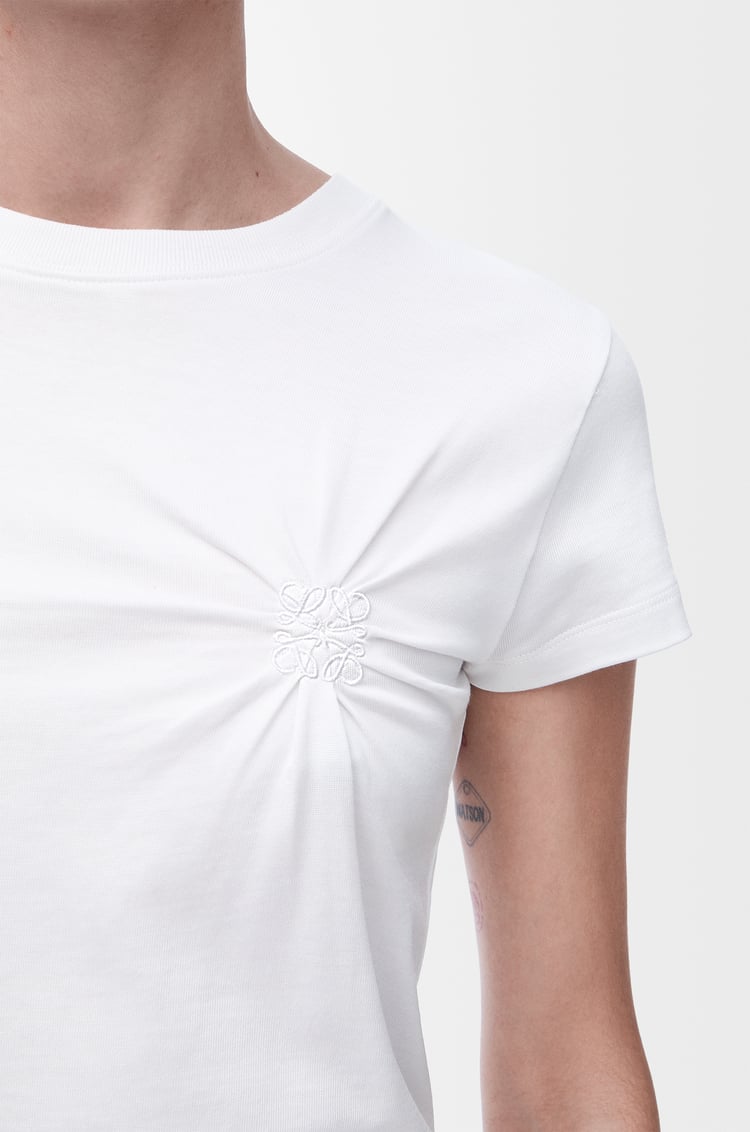 LOEWE Small fit T-shirt in cotton and viscose White