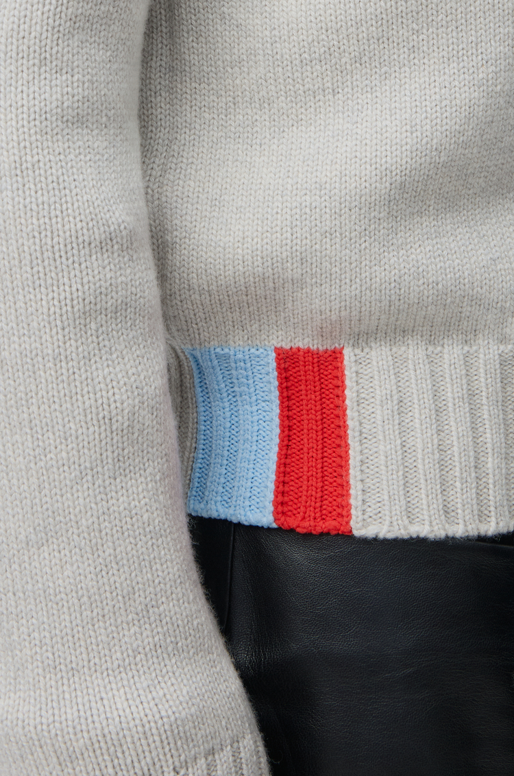 LOEWE Jersey en cashmere Azul Claro/Multicolor