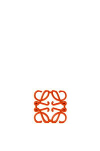 LOEWE Small Anagram cube dice in metal Vivid Orange