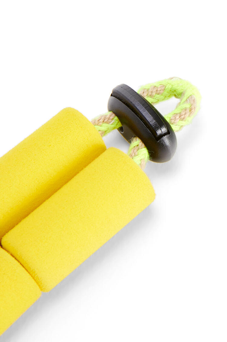 LOEWE Sunglasses strap in foam and cord Neon Yellow