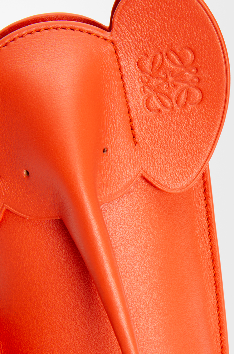 LOEWE Bolso Elephant en piel de ternera Naranja Vivo
