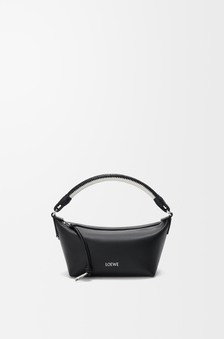 LOEWE Cala mini bag in mellow nappa lambskin Black/Soft White