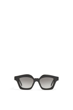 LOEWE Small browline sunglasses in acetate Shiny Black plp_rd