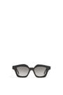 LOEWE Small browline sunglasses in acetate Shiny Black