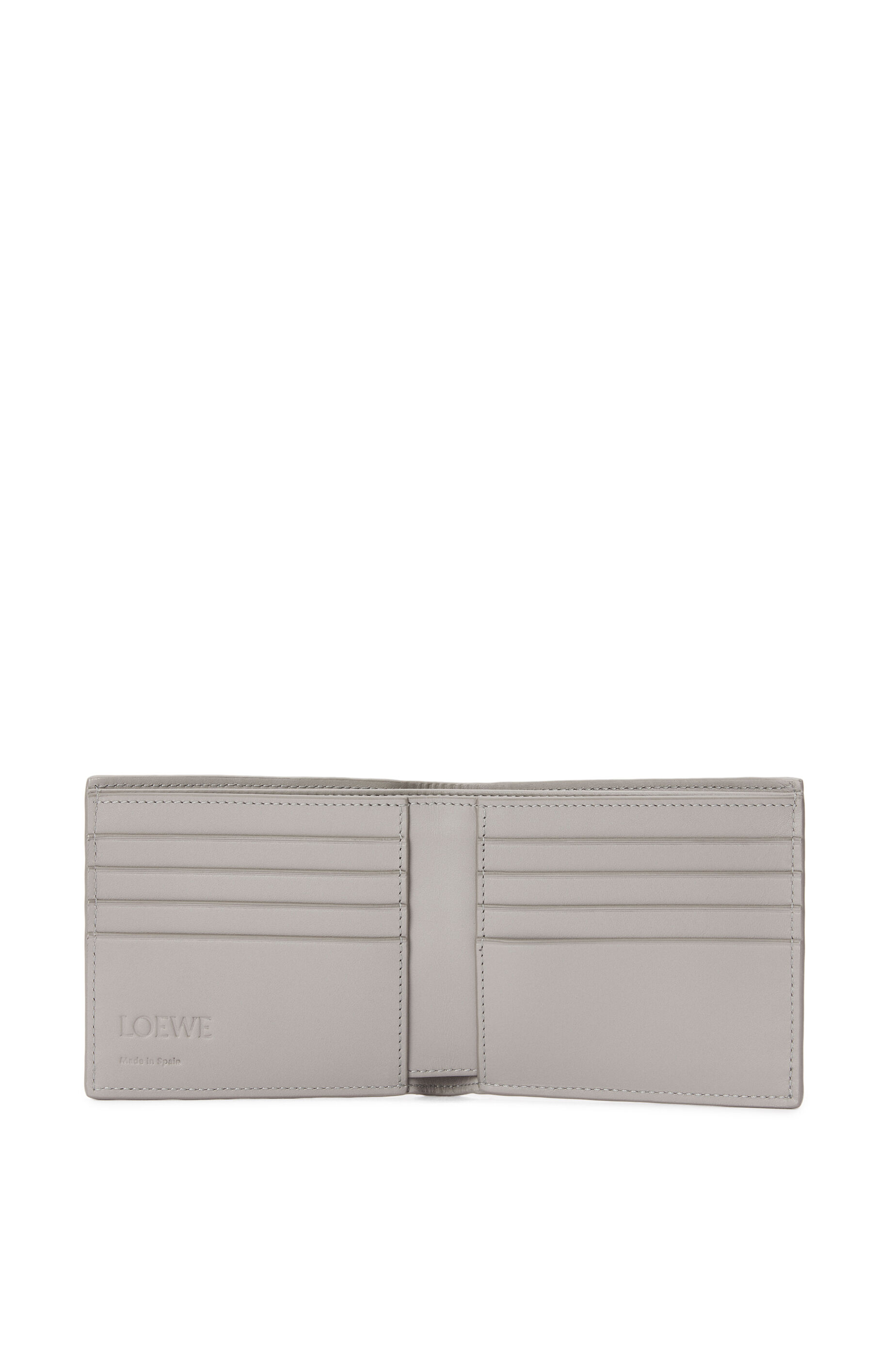 バイフォールド ウォレット（テクスチャードクラシックカーフ） シェルグレー - LOEWE