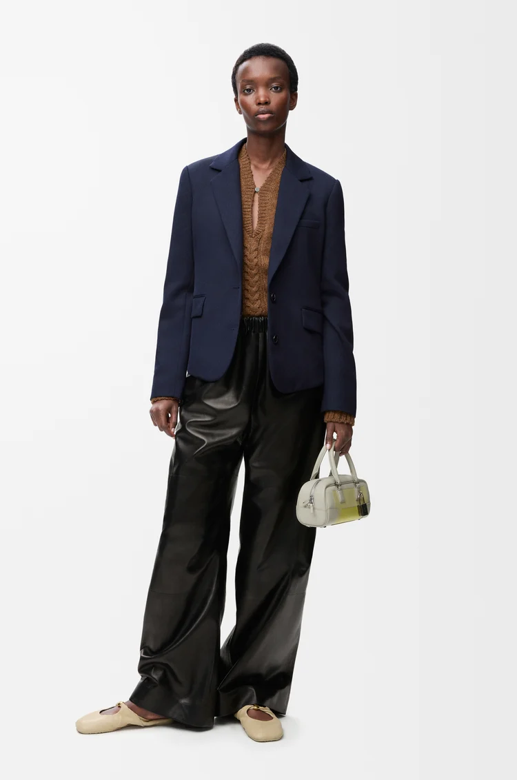 LOEWE Giacca sartoriale in lana Blu Navy