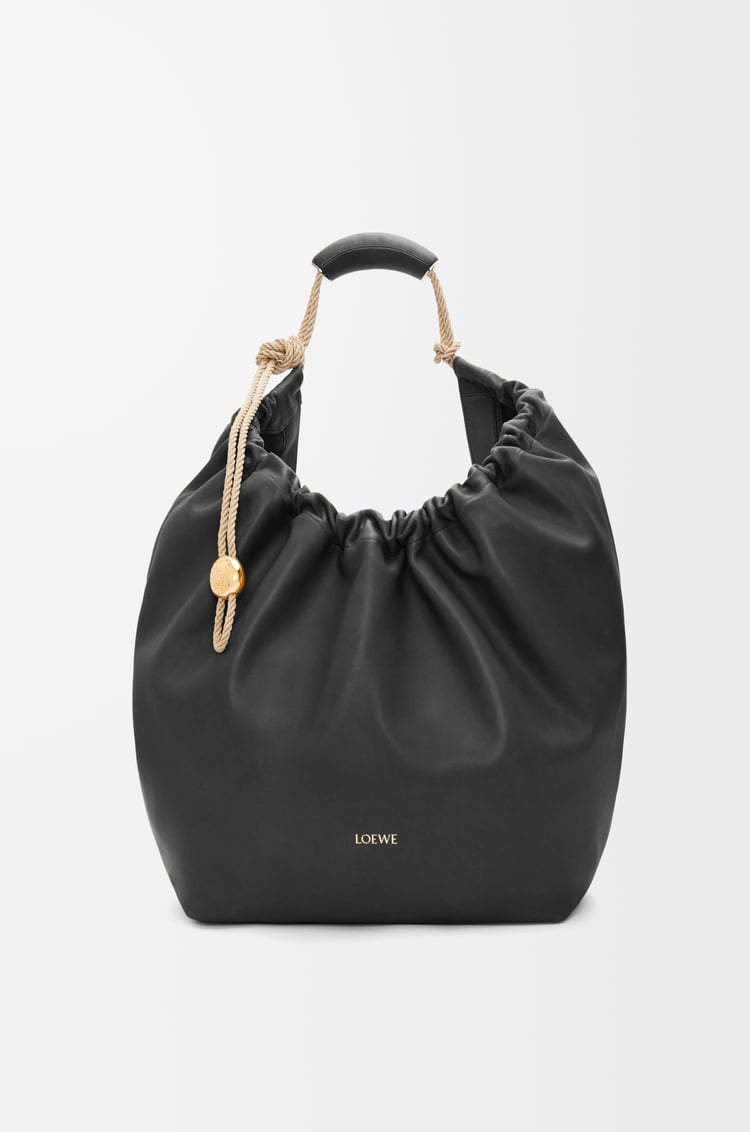 LOEWE Bolso Squeeze XL en piel de ternera Negro