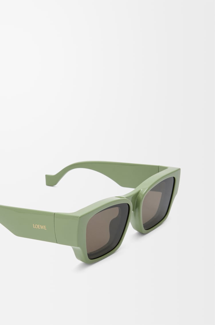LOEWE フロントレンズ スクエア サングラス Grey Green