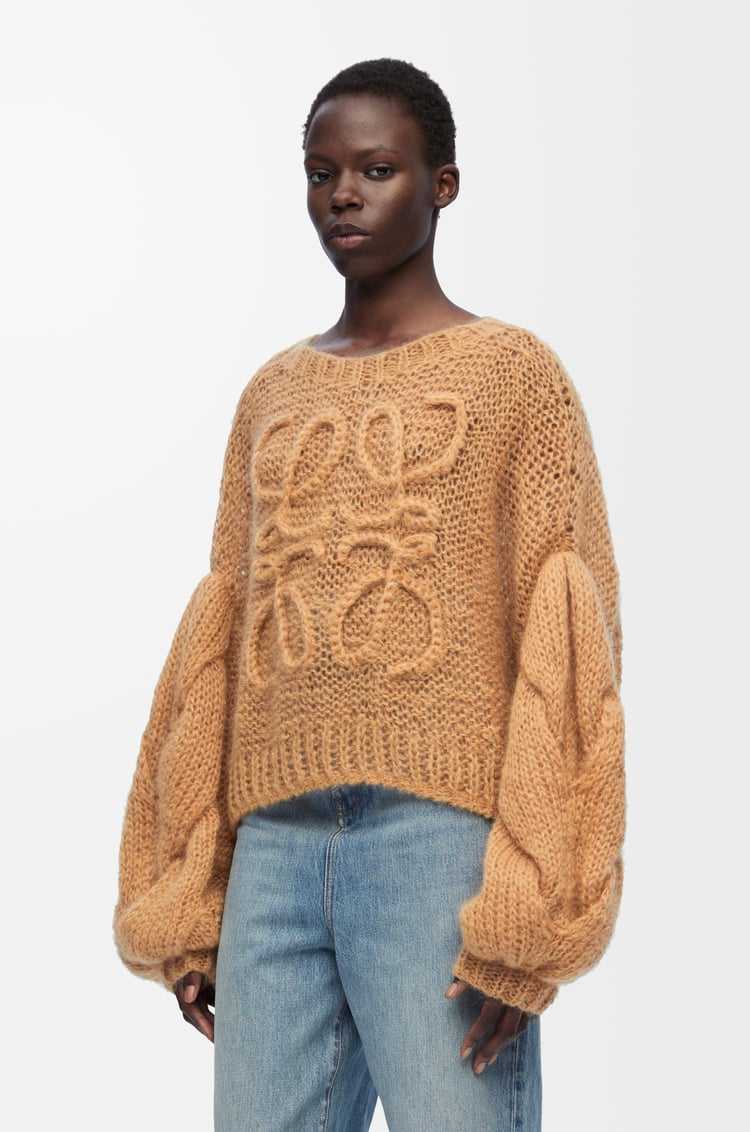 LOEWE アナグラム セーター (モヘア) ライトキャメル