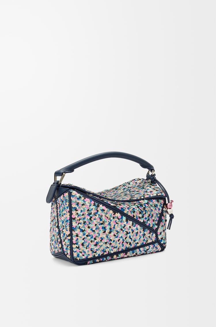 LOEWE Puzzle 10 Confetti bag in classic calfskin Multicolor