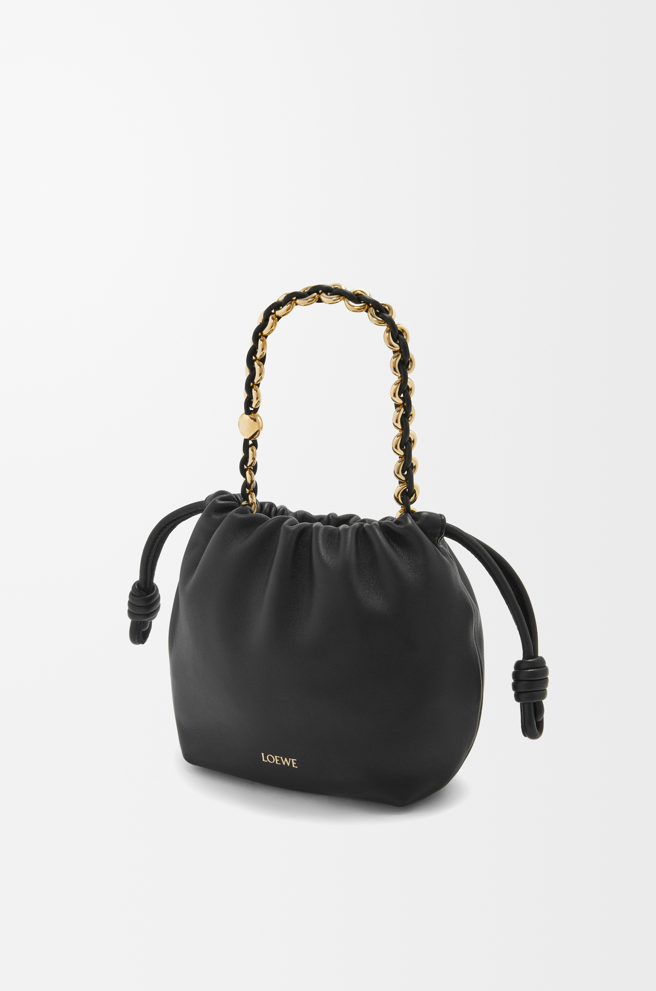 LOEWE Bolso Flamenco Purse mini en piel napa de cordero Negro plp_rd
