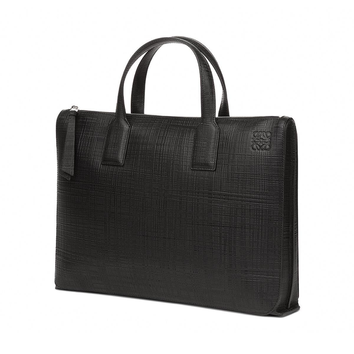 Goya Simple Briefcase Black LOEWE