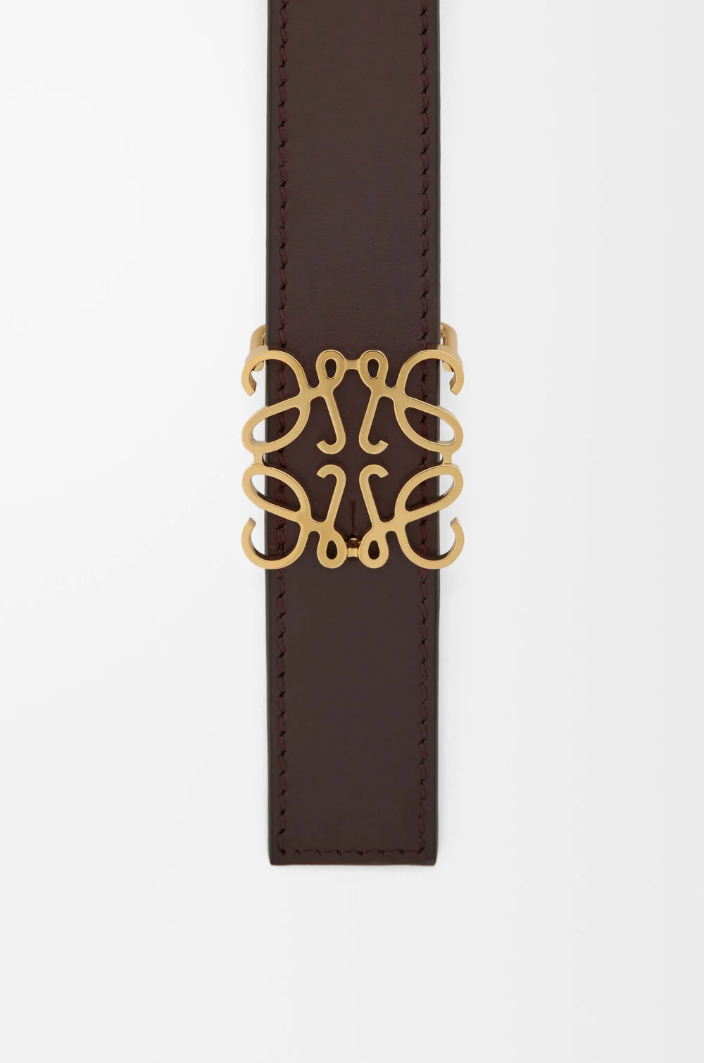 Ceinture réversible Anagram en cuir de veau lisse Multicolore - LOEWE