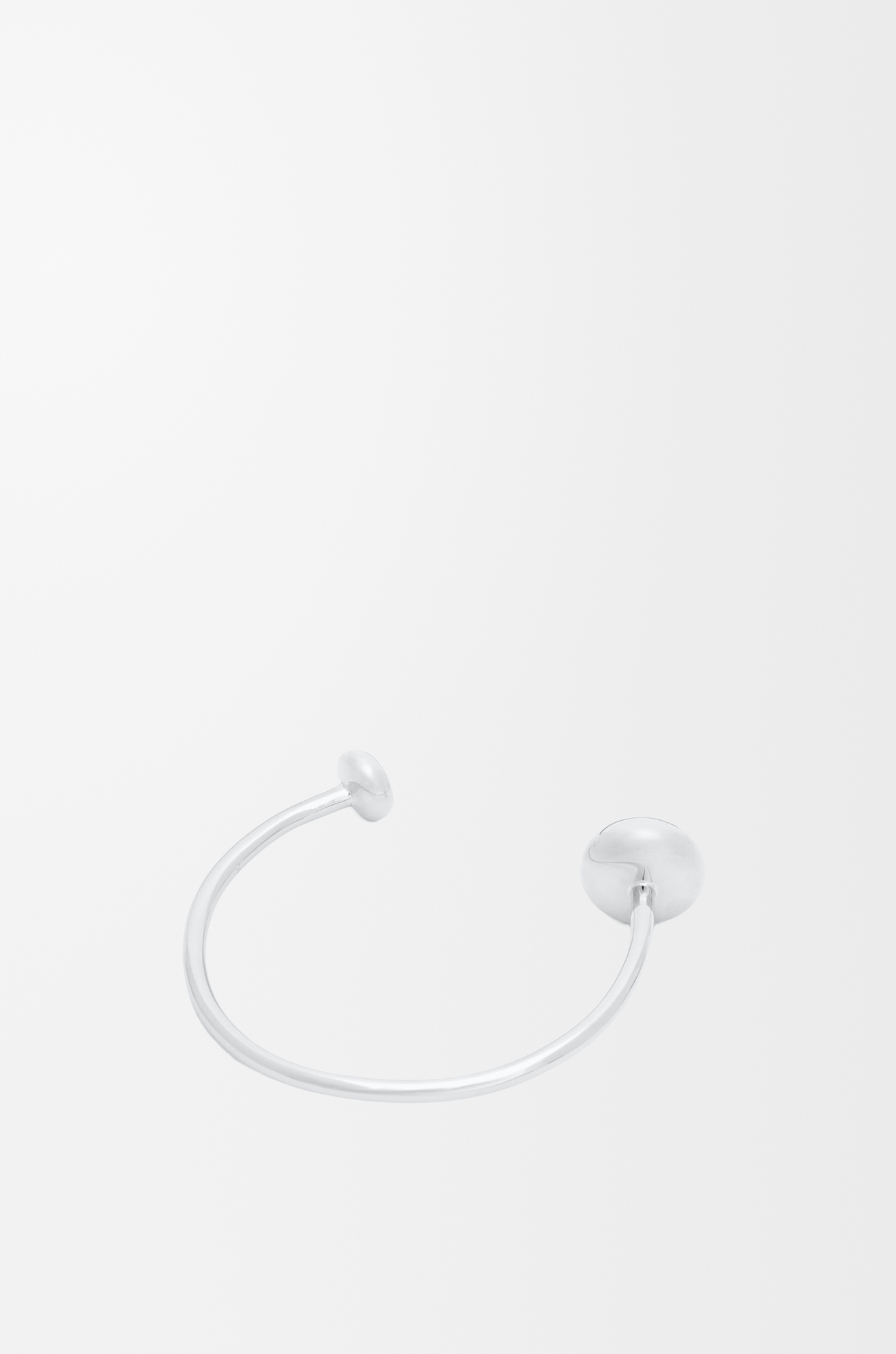 LOEWE Anagram Pebble cuff in sterling silver Silver