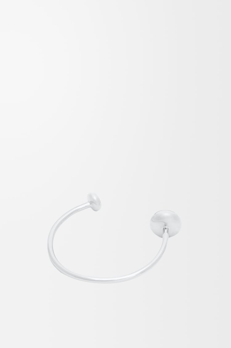 LOEWE Anagram Pebble cuff in sterling silver Silver