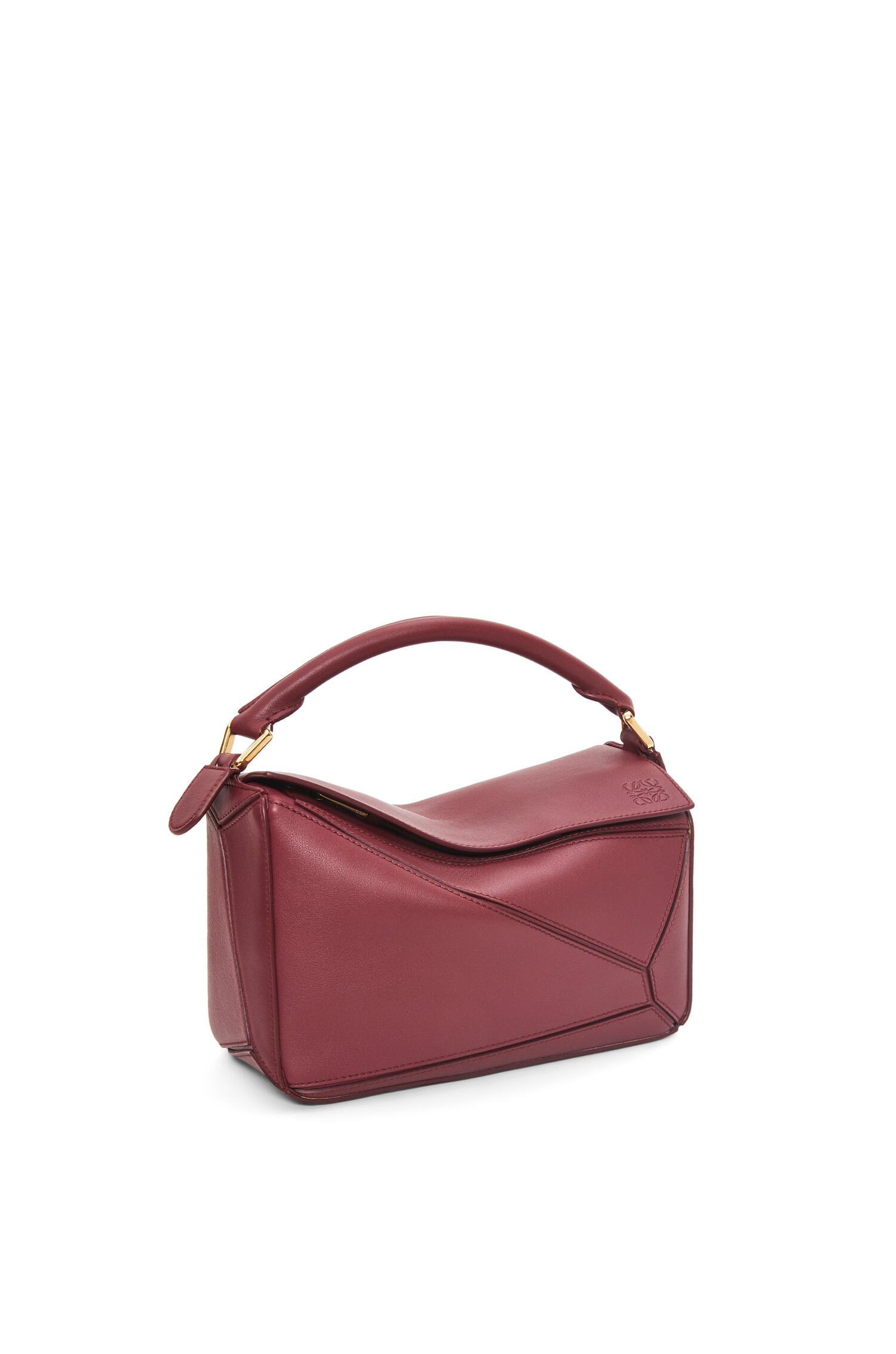 Small Puzzle bag in classic calfskin Wild Berry - LOEWE