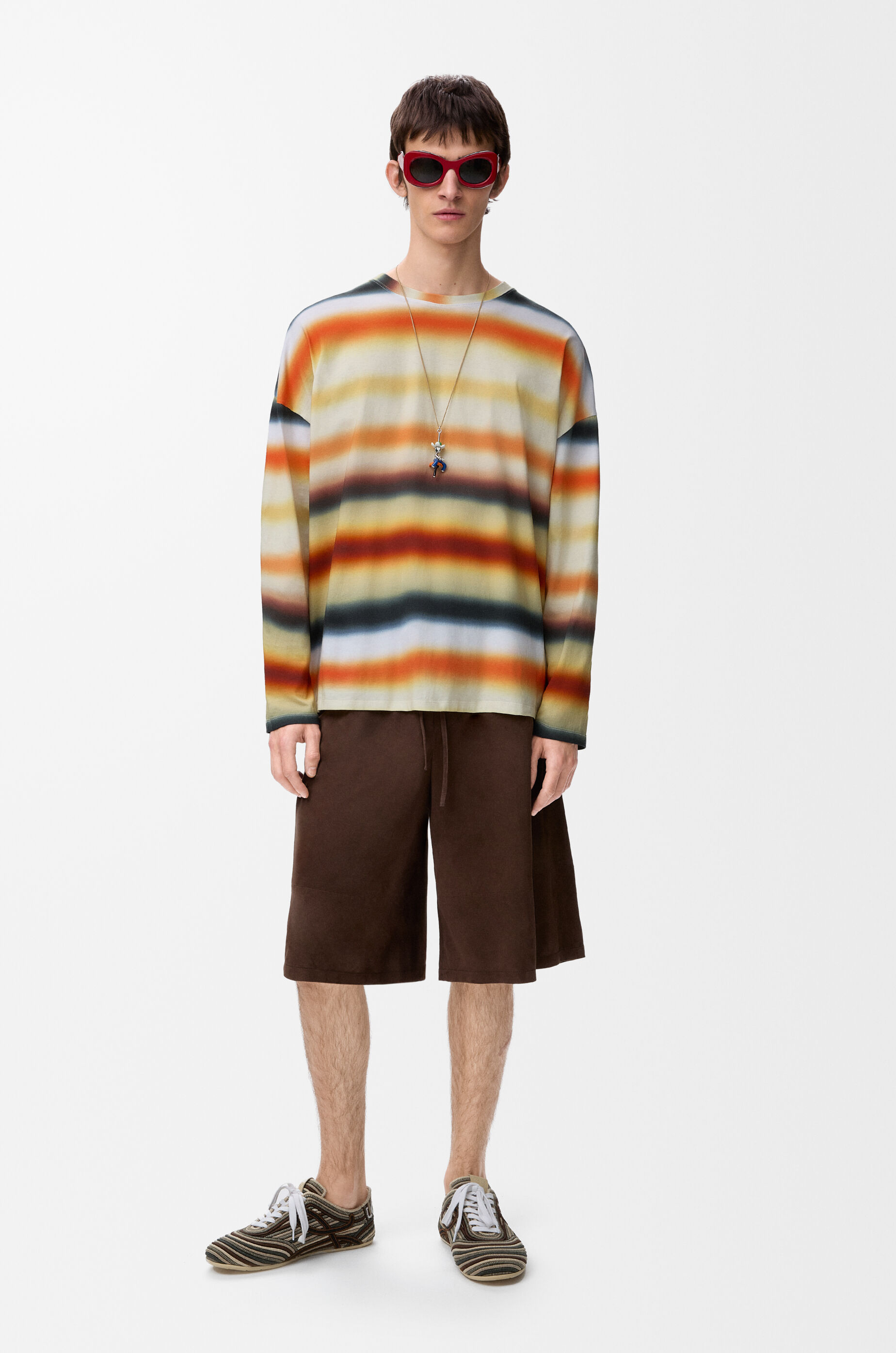 ロングスリーブ Tシャツ（コットン） オレンジ - ロエベ 日本 公式サイト