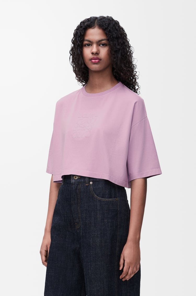 LOEWE クロップド Tシャツ（コットン） ライラック