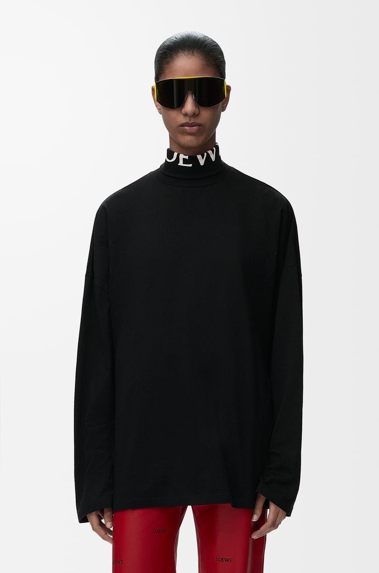 LOEWE Top in cotton Black