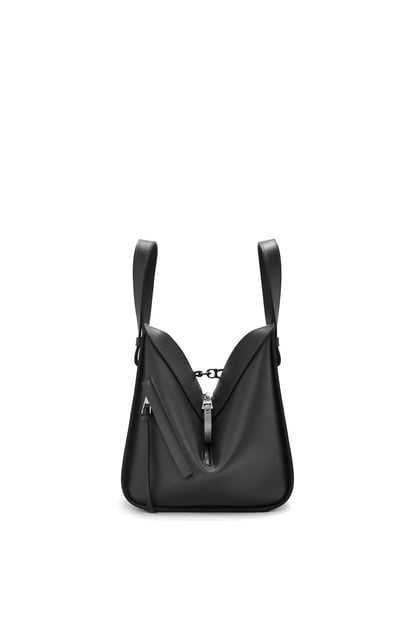 LOEWE Compact Hammock bag in satin calfskin Black plp_rd