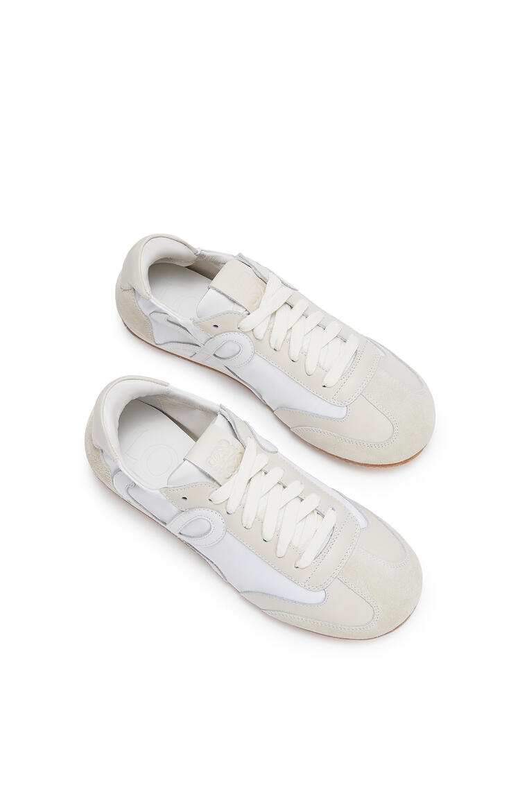 LOEWE Ballet runner in leather and nylon White/Off-white pdp_rd