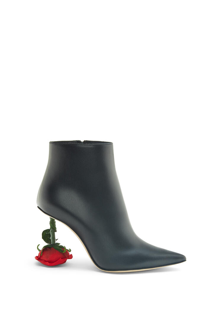 LOEWE Rose heel boot in calfskin Black