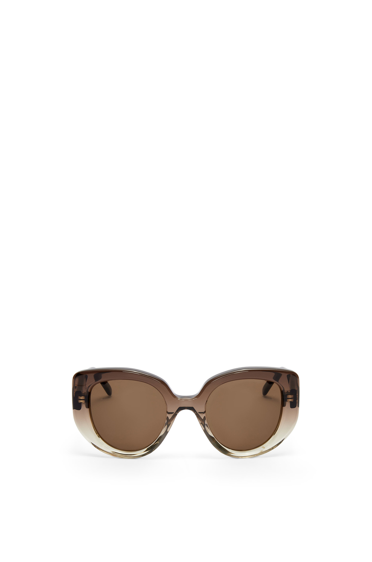 Butterfly sunglasses in acetate Gradient Brown - LOEWE