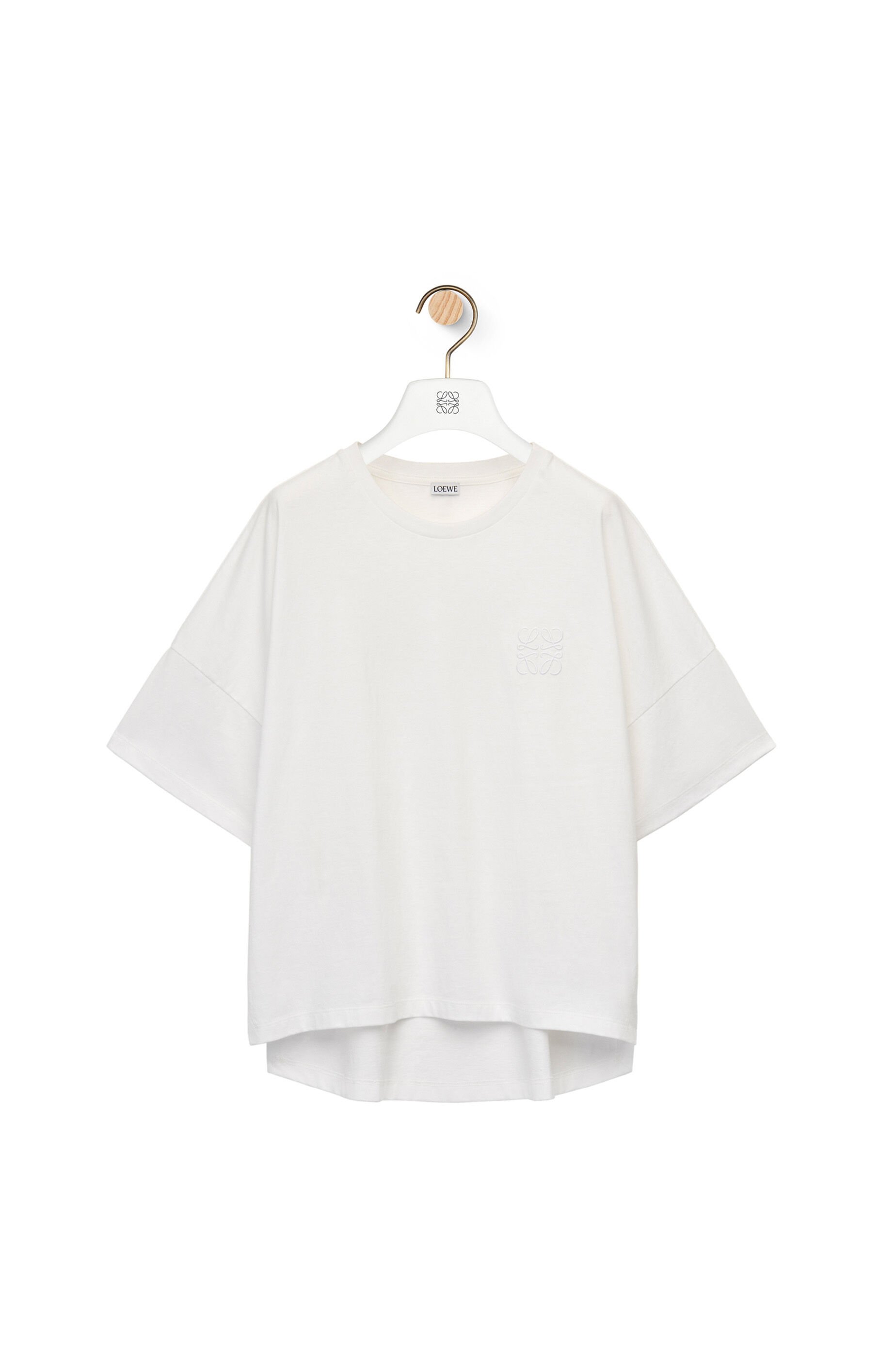 ボクシーフィット Tシャツ（コットン） ホワイト - LOEWE