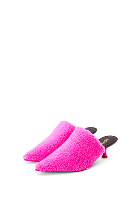 LOEWE Zapato de salón 50 en tejido polar Rosa Neon plp_rd