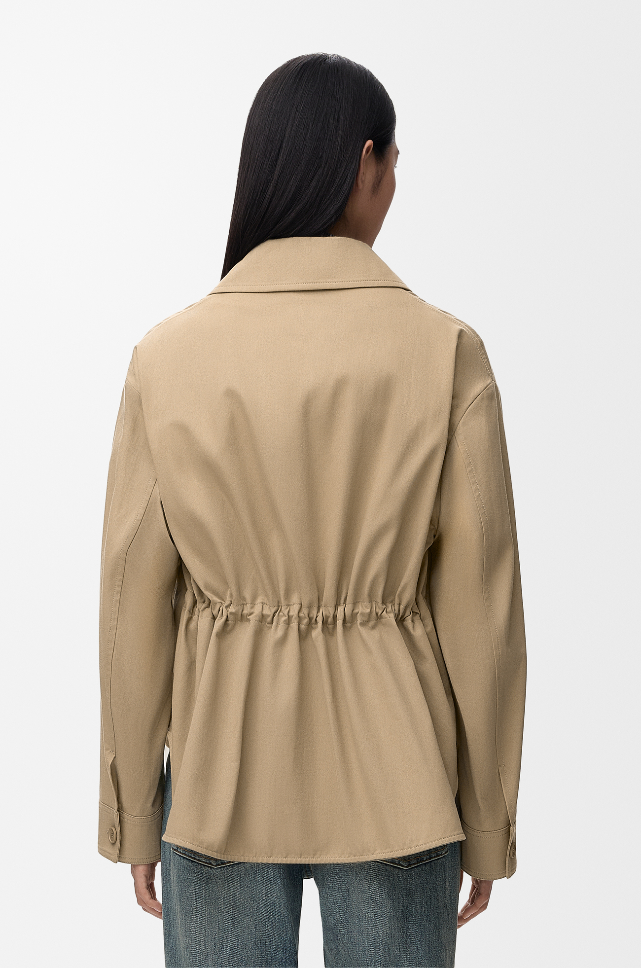 LOEWE Chaqueta Workwear en algodón Salvia Claro