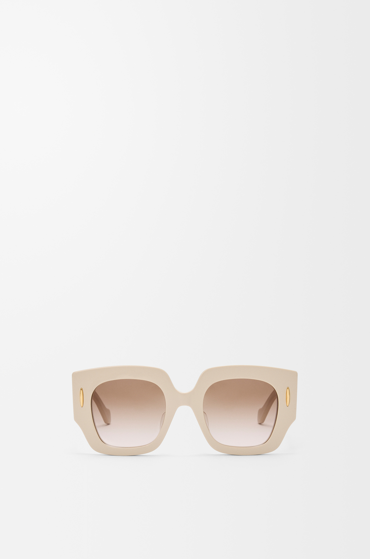 LOEWE Square Screen sunglasses Cream
