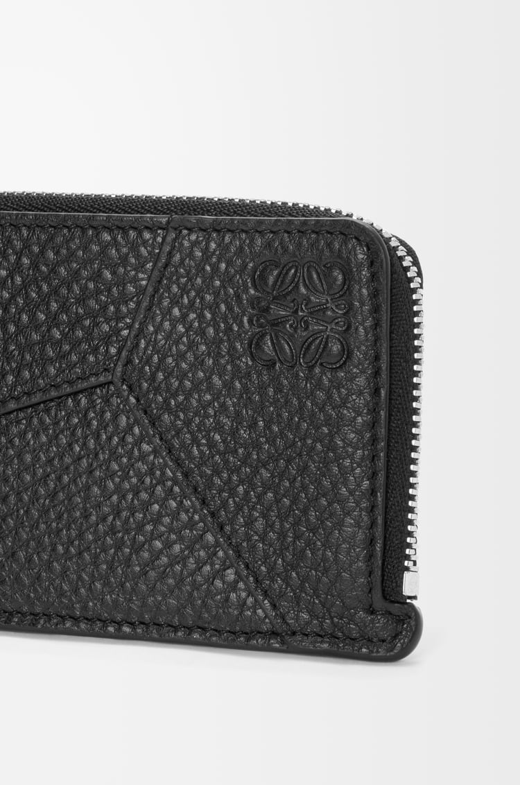 LOEWE 퍼즐 코인 카드홀더 - 유연한 그레인 카프스킨 블랙