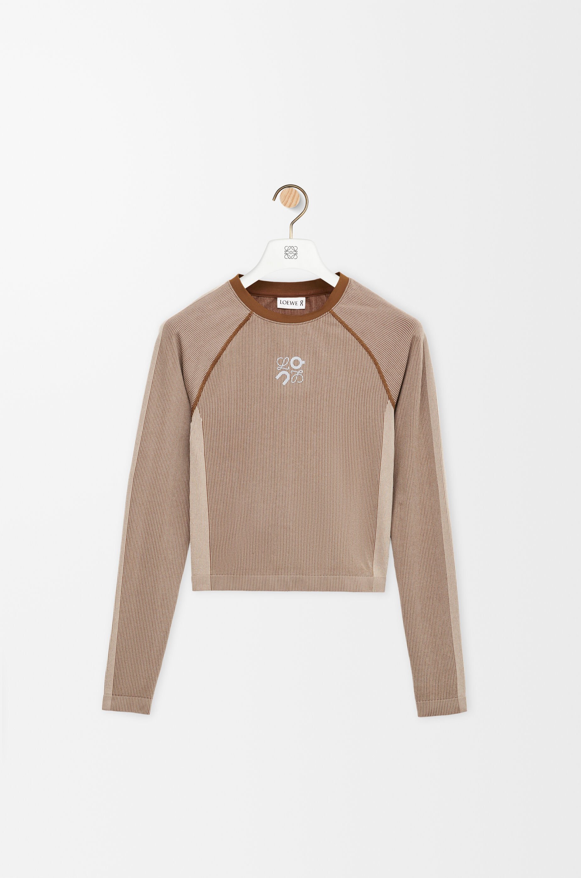 ロングスリーブ トップス（テクニカルジャージー） ベージュ - LOEWE