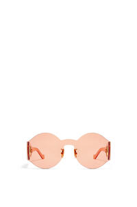LOEWE Gafas de sol redondas tipo máscara en nylon Naranja pdp_rd