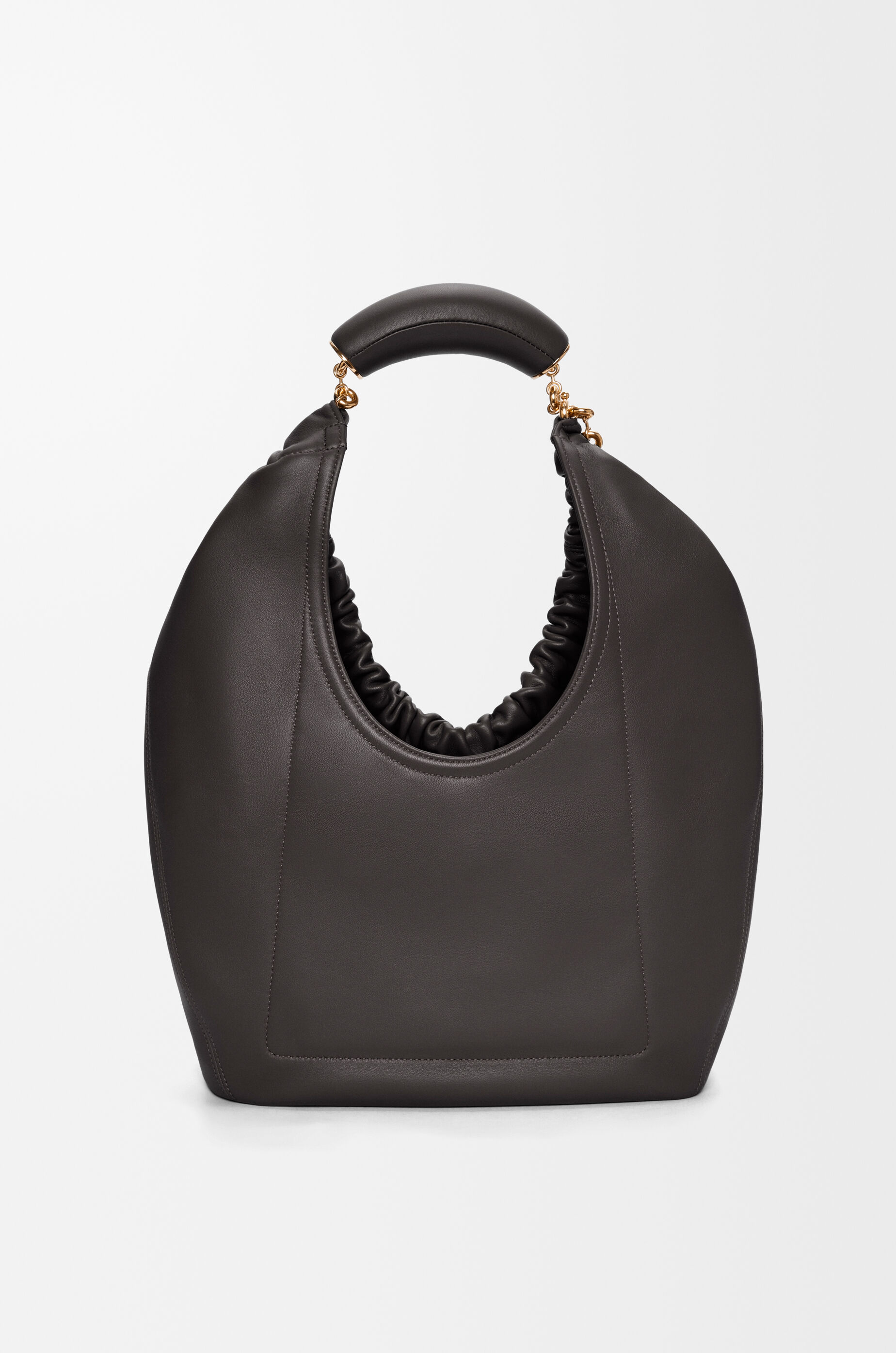 スクイーズバッグ ミディアム（メローナパラム） ブラック - LOEWE