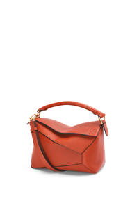 LOEWE Small Puzzle Edge bag in goatskin Red Orange pdp_rd
