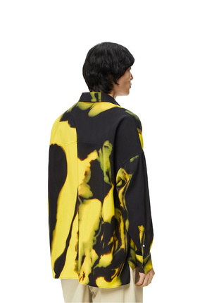 LOEWE Silicone melange shirt in wool Brown/Yellow plp_rd