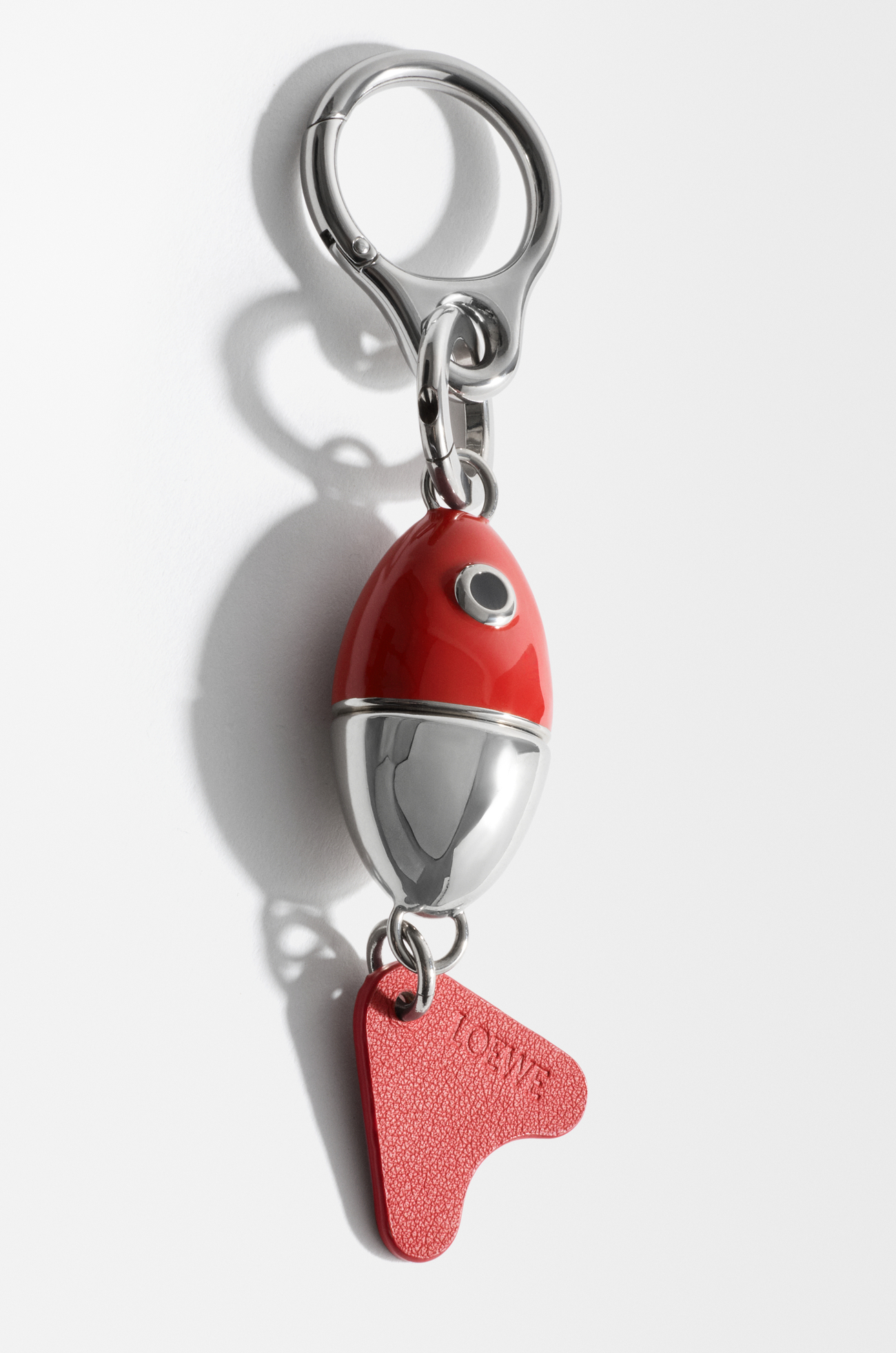 LOEWE Fishing lure charm Red/Silver