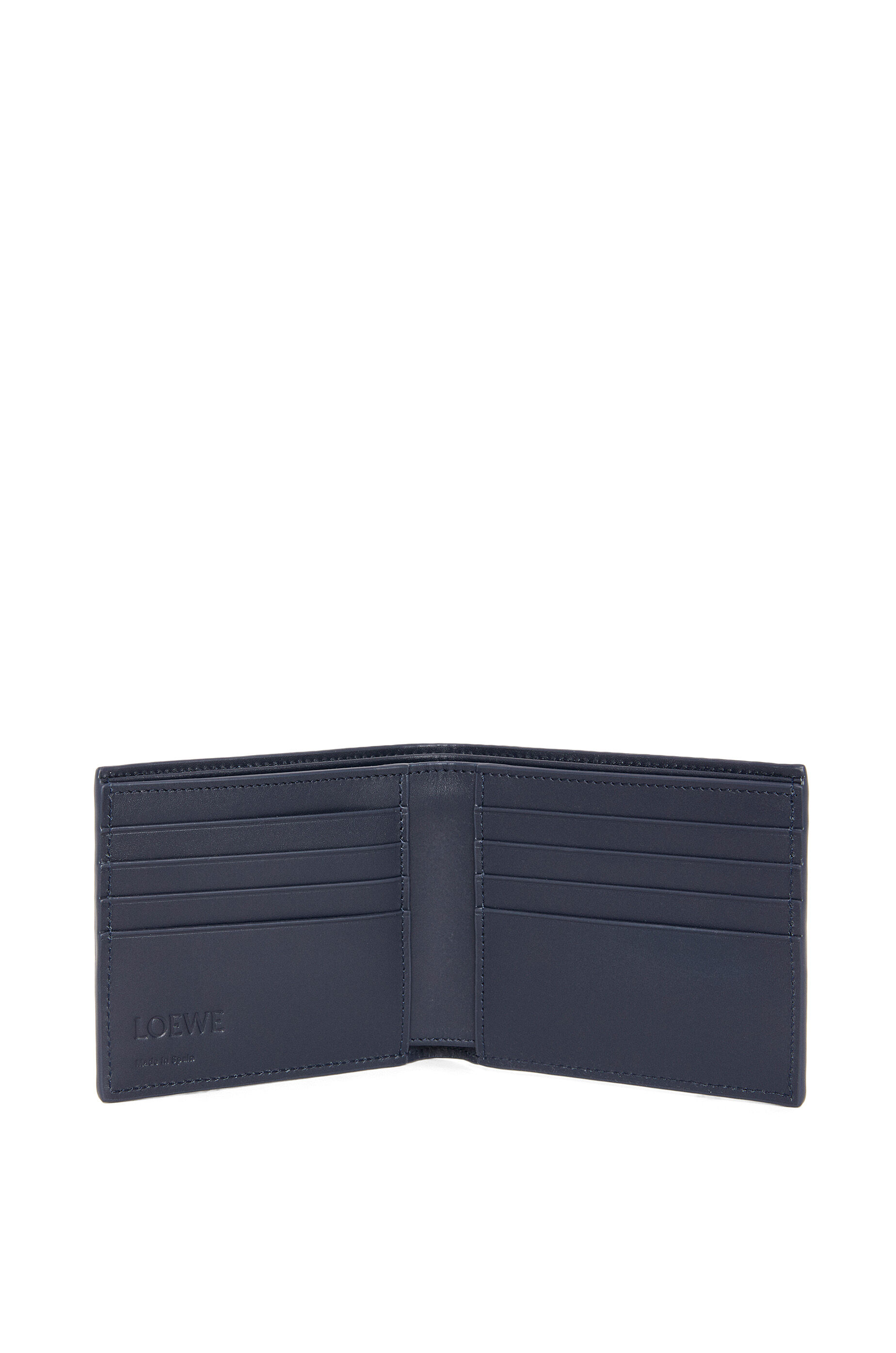 バイフォールド ウォレット（テクスチャードクラシックカーフ） ディープネイビー - LOEWE